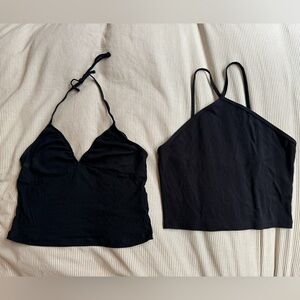 Two black Aritzia tops